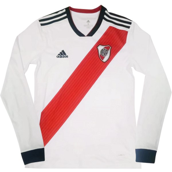 Camiseta River Plate 1ª ML 2018-2019 Blanco